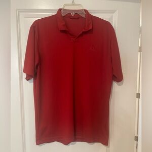 Adidas Men's Bold Red Polo Shirt